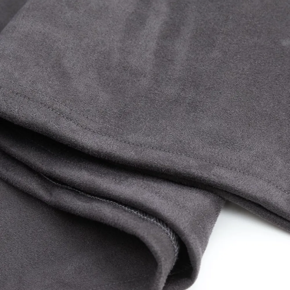 Japanese Suede Letter Print T-shirt