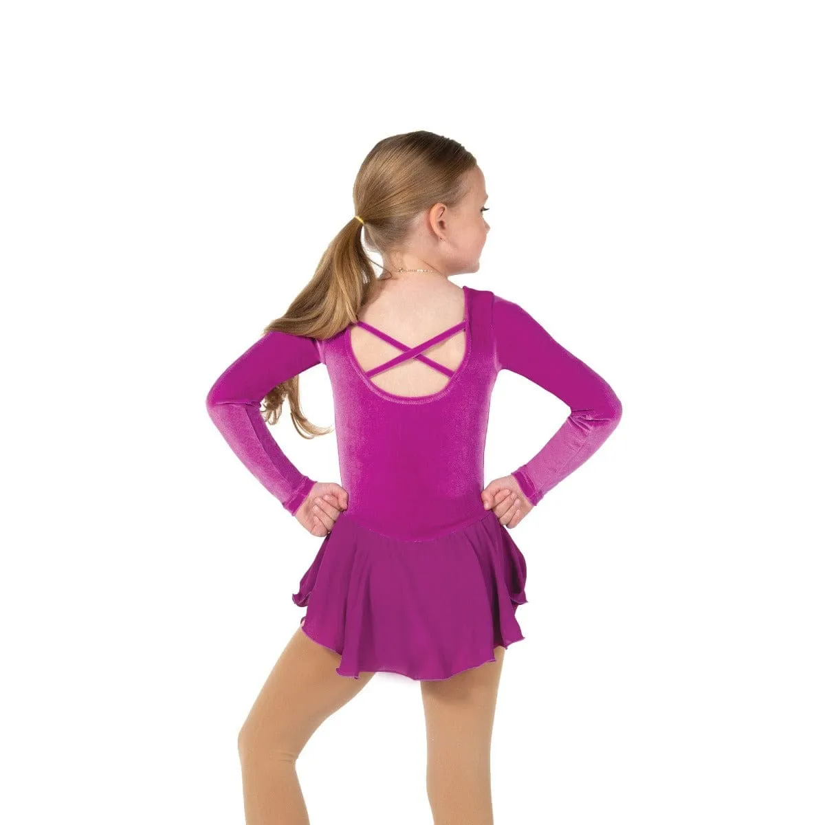 Jerry's 188 Skatesong Figure Skating Dress Youth - Magenta