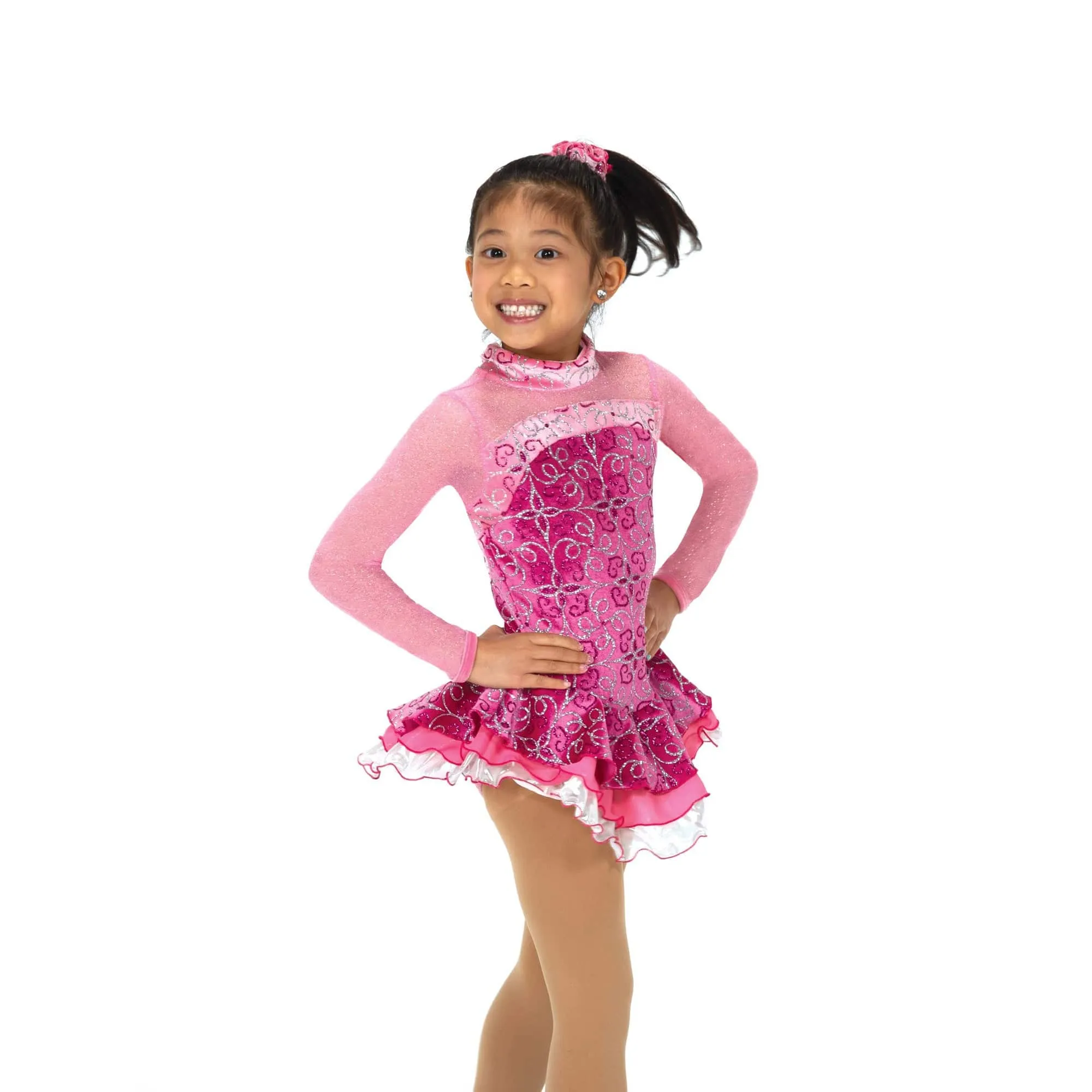 Jerry's 699 Tickled Pink Figure Skating Dress - Youth