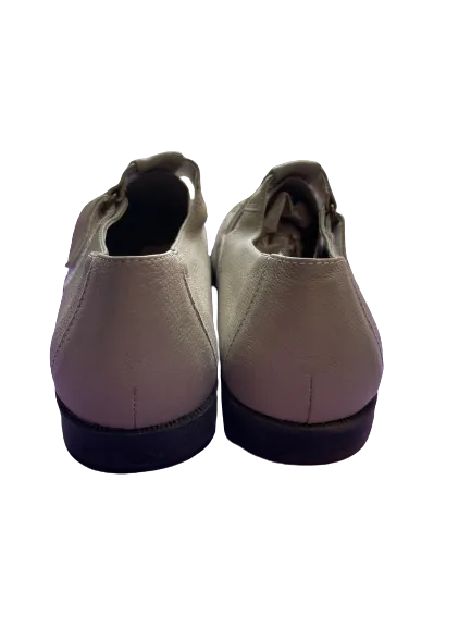 Jessica Sport Beige Leather Flats