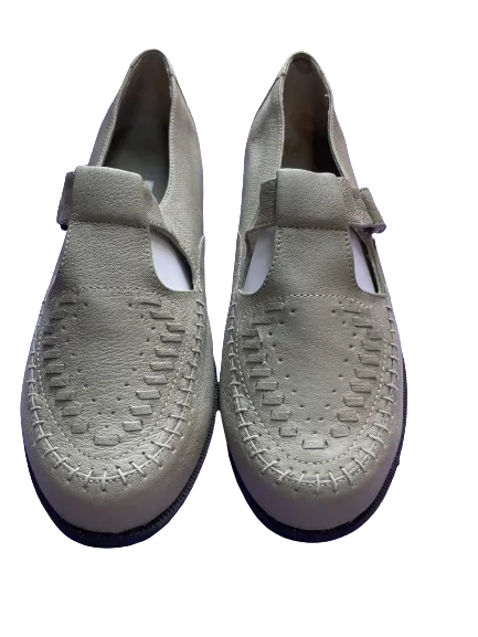 Jessica Sport Beige Leather Flats