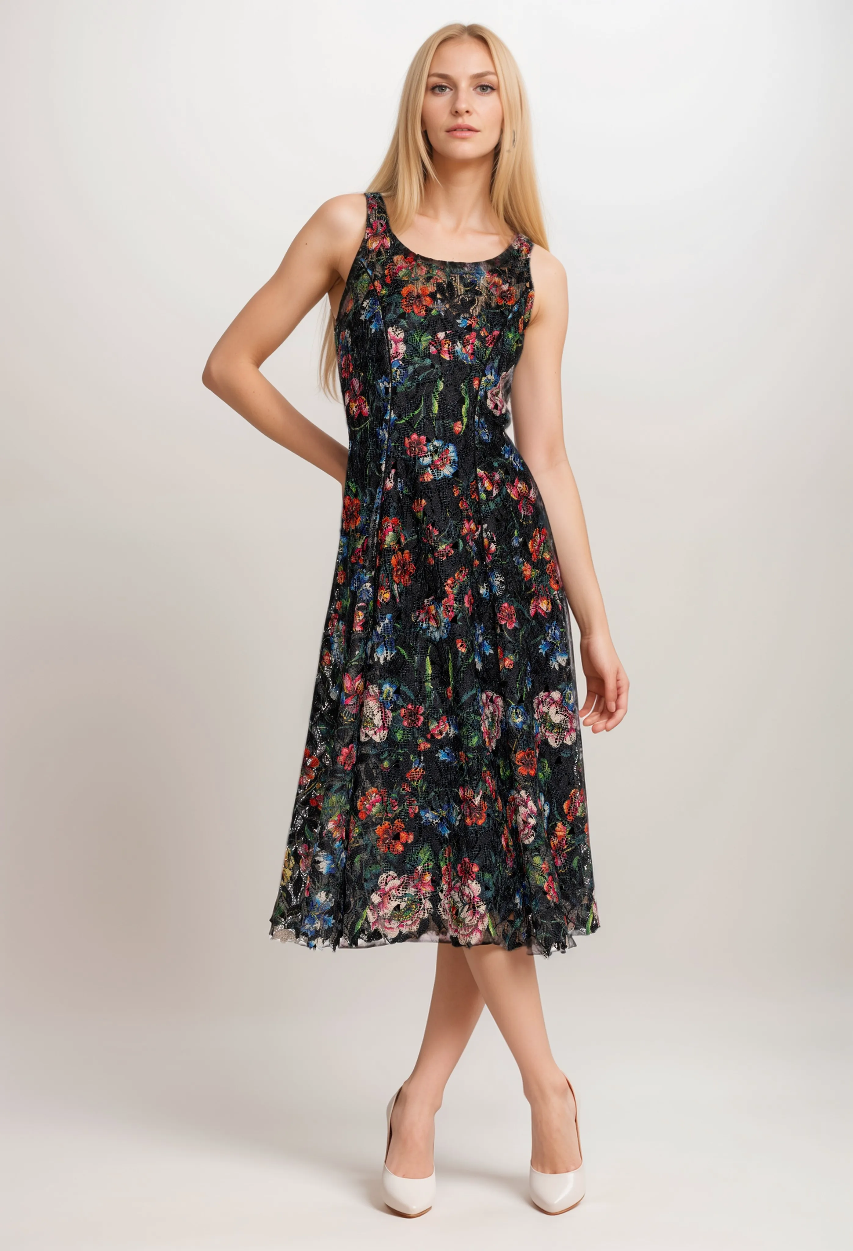 Johnny Was Biya Lyam Lace Mazzy Princess Dress B31924 Boho Chic