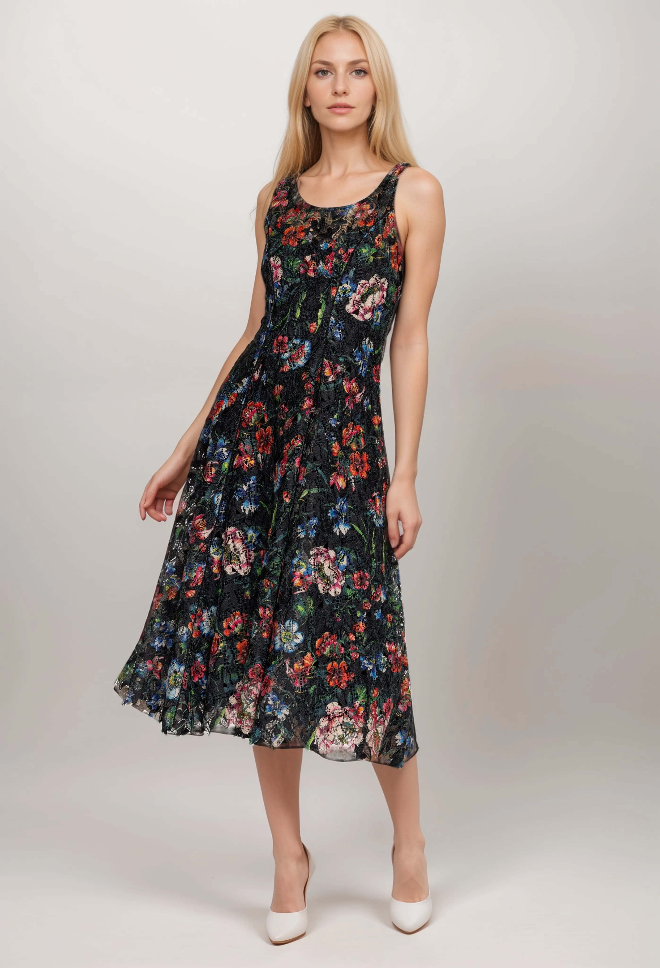 Johnny Was Biya Lyam Lace Mazzy Princess Dress B31924 Boho Chic