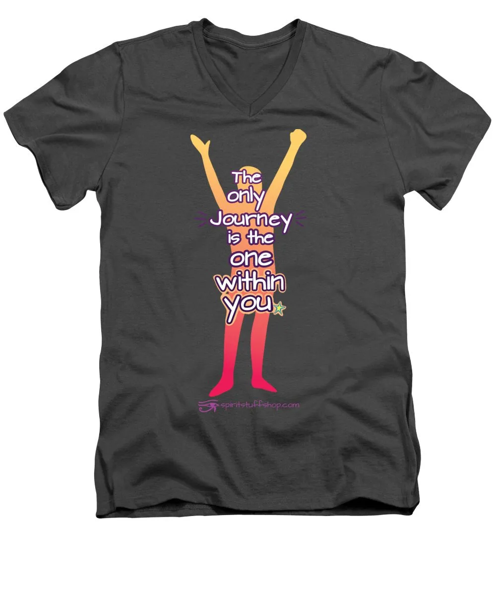 Journey - Men's V-Neck T-Shirt