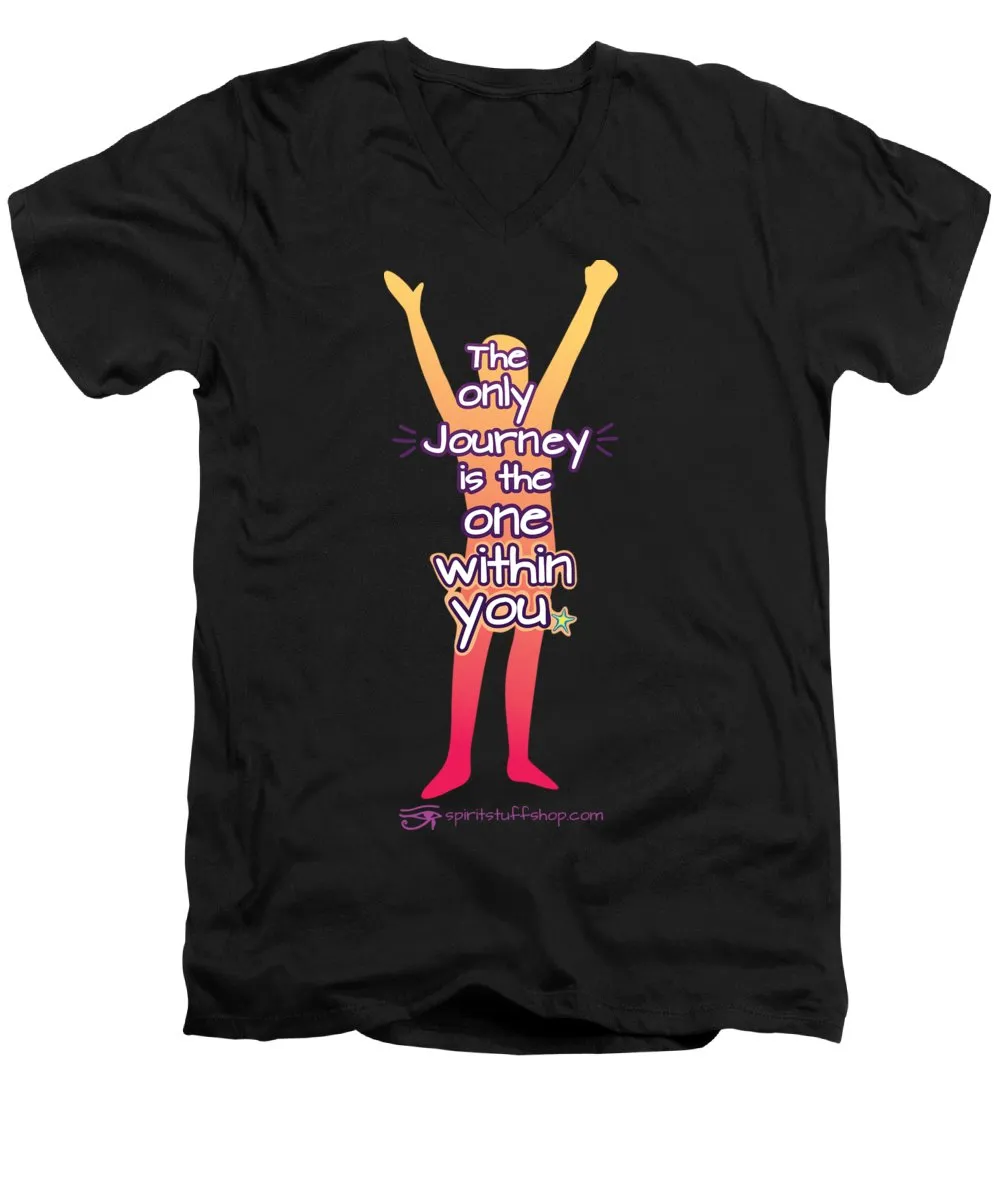 Journey - Men's V-Neck T-Shirt
