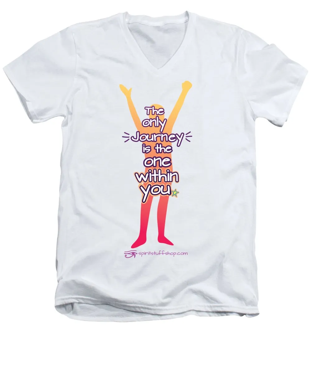 Journey - Men's V-Neck T-Shirt