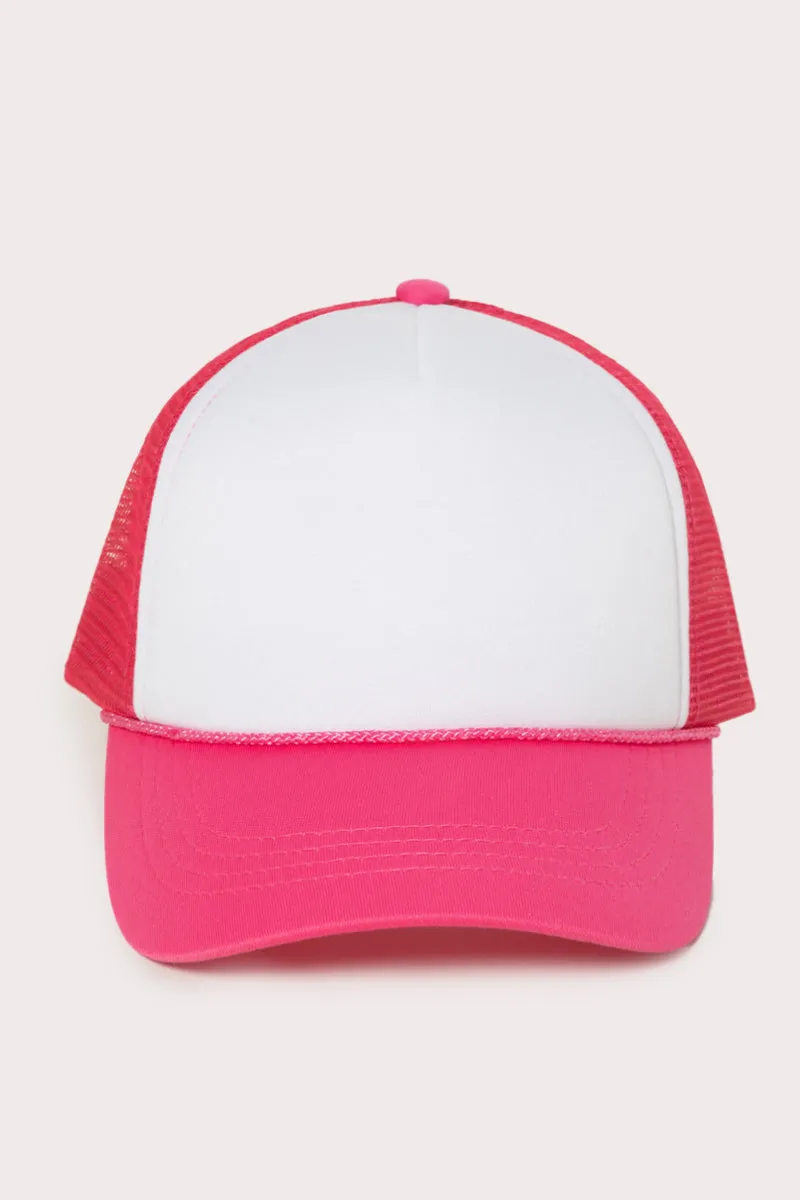 JRFWH212 - 2 Tone Kids Trucker Hat