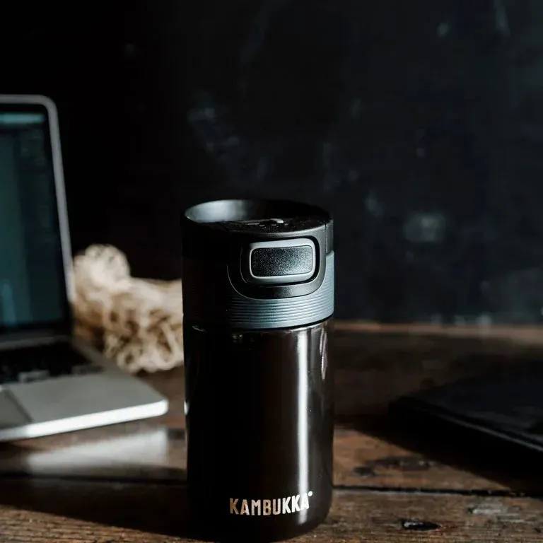 Kambukka Etna Vacuum Flask - 300ml -Pitch Black