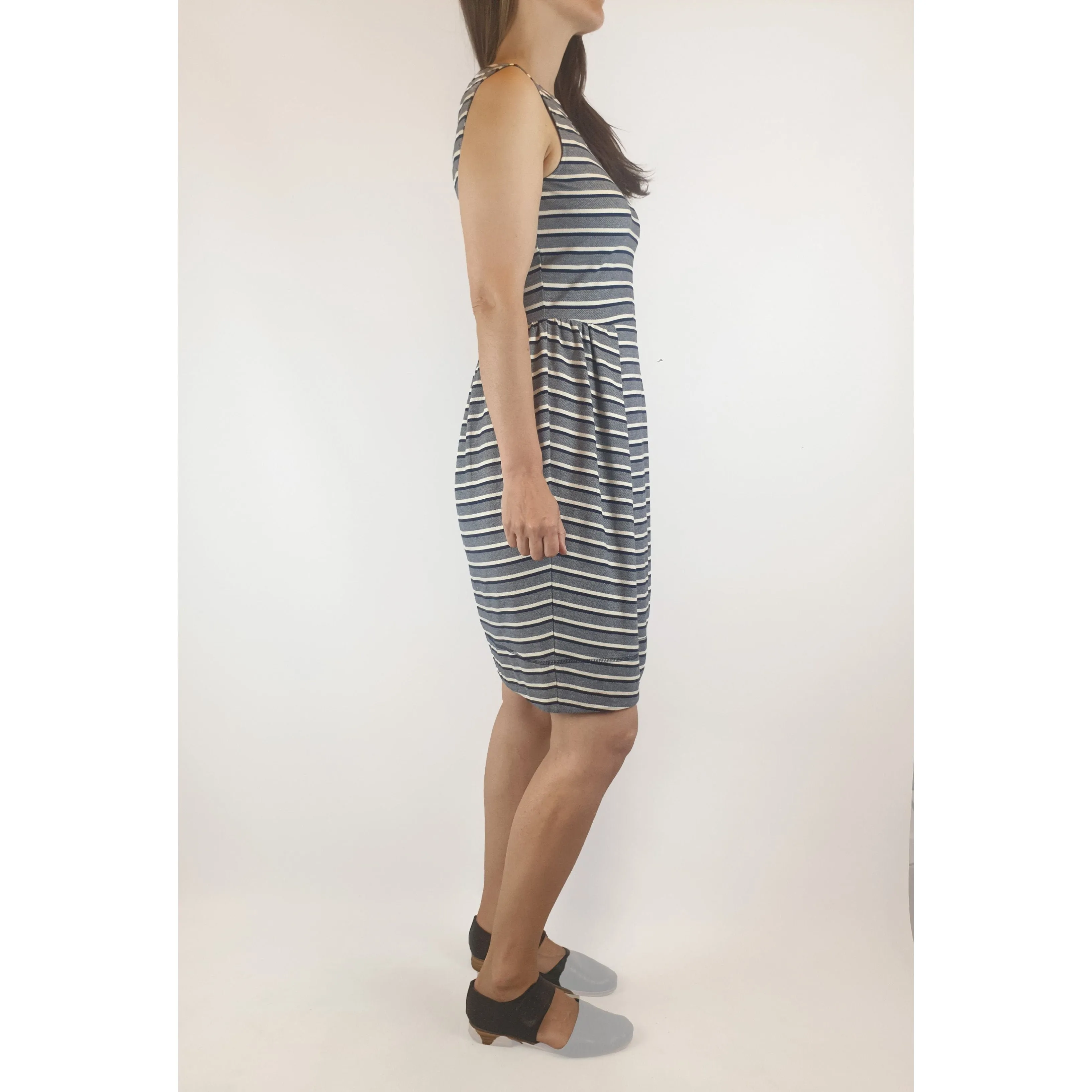 Karen Walker preloved navy and white dress size 8