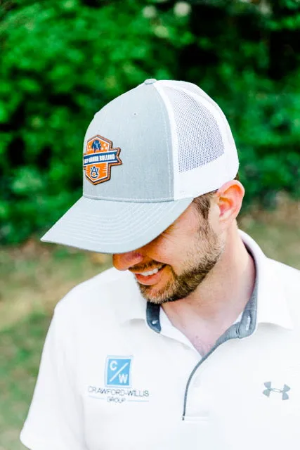 Keep Auburn Rolling - Leather Patch Trucker Hat
