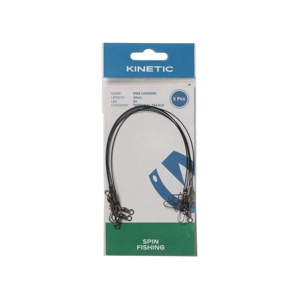 Kinetic Pike Leaders - 20cm - 5pc