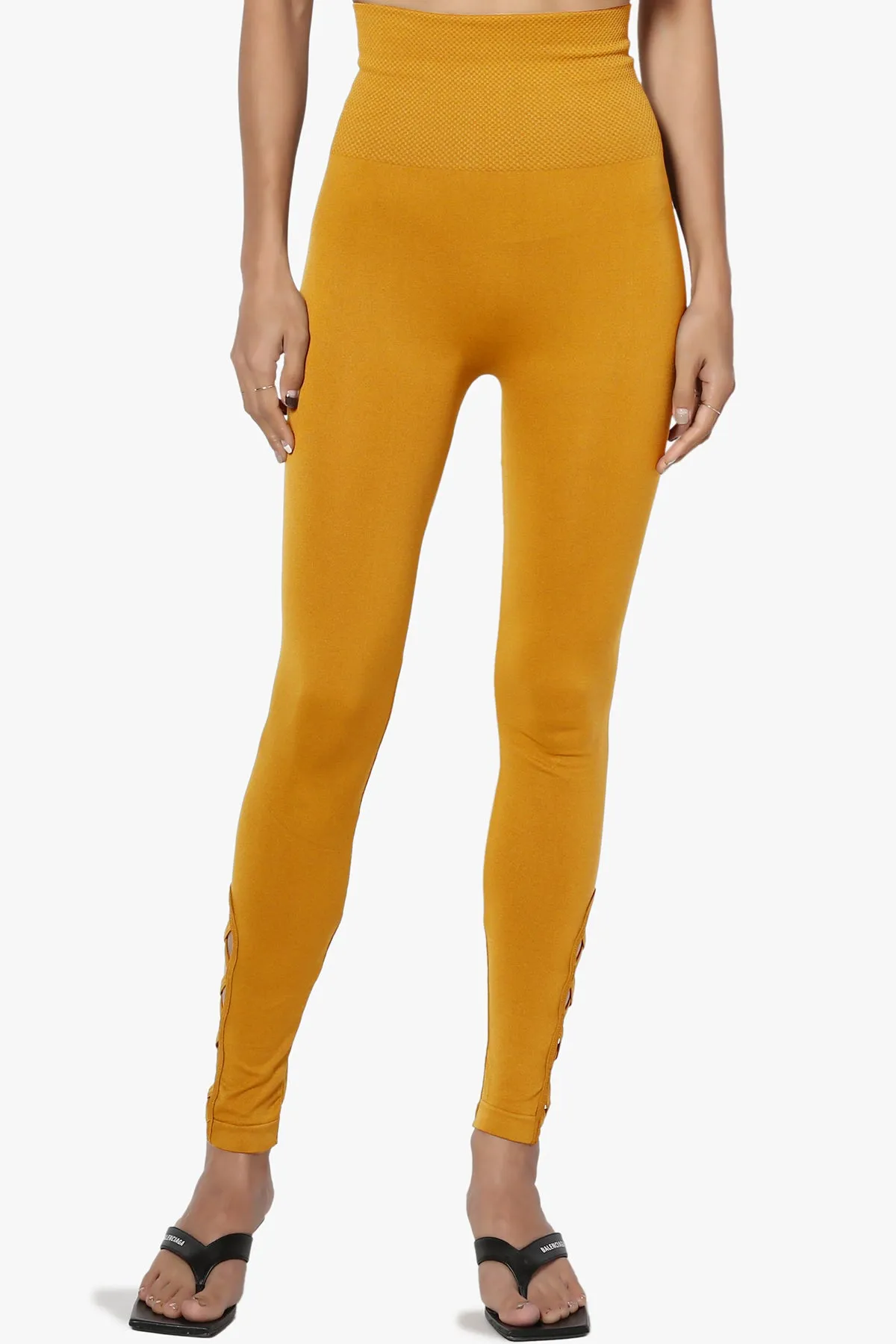 Kodi Tummy Control Lattice Long Leggings