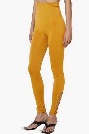 Kodi Tummy Control Lattice Long Leggings