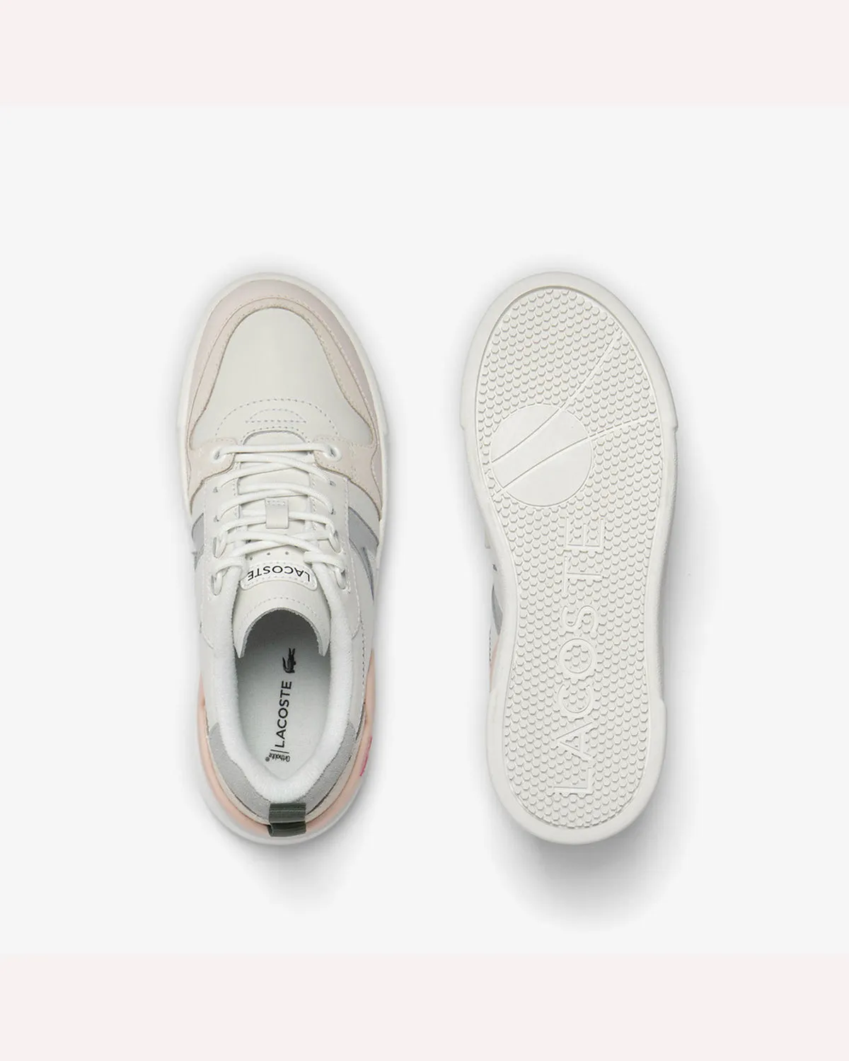 Lacoste L002 223 Sneaker - White/Light Grey