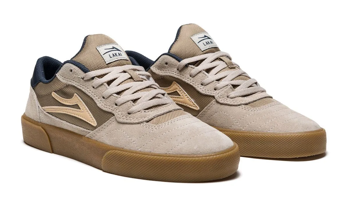 Lakai Cambridge Cream Suede Skate Shoes