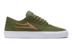 Lakai Manchester Skate Shoes - Olive / Cord