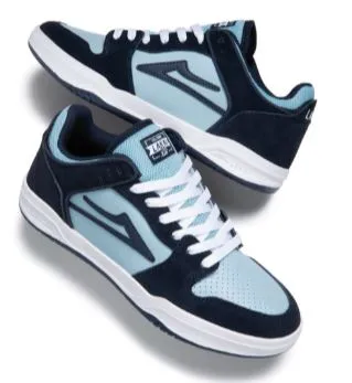 Lakai Telford Low Skate Shoes - Navy