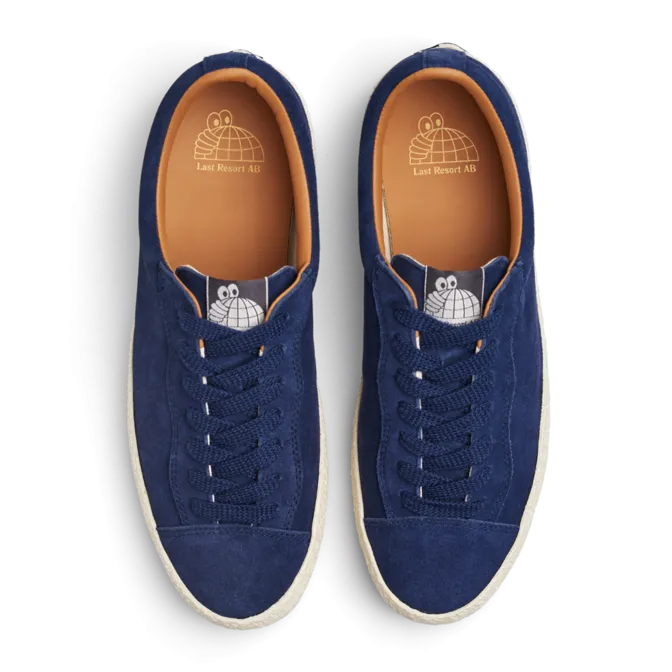 Last Resort AB VM002 LO Suede Deep Blue/White Shoes