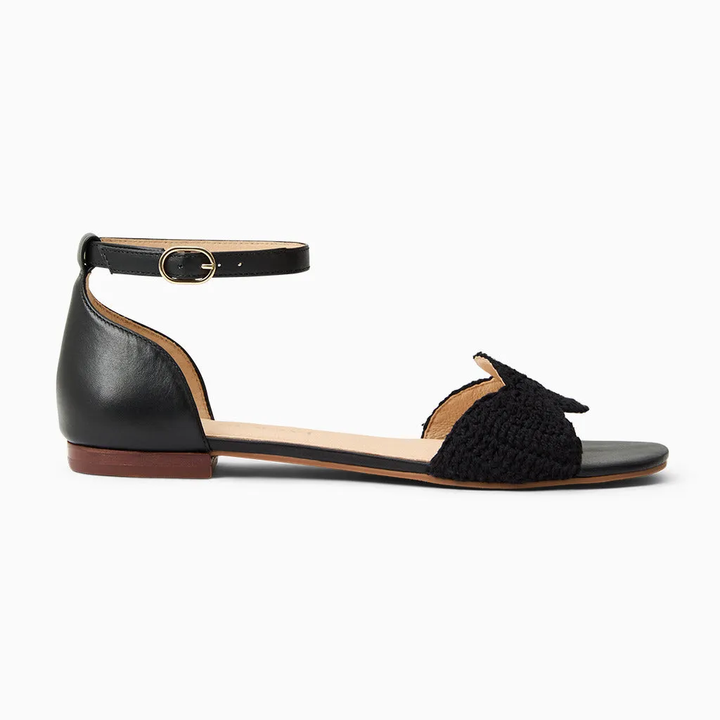 Laurin Crochet Ankle Strap Sandal
