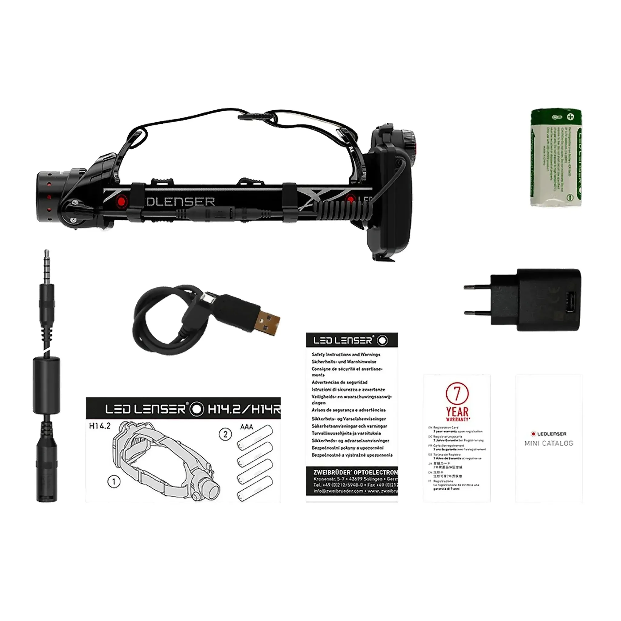 Ledlenser H14R.2 Rechargeable Head Torch
