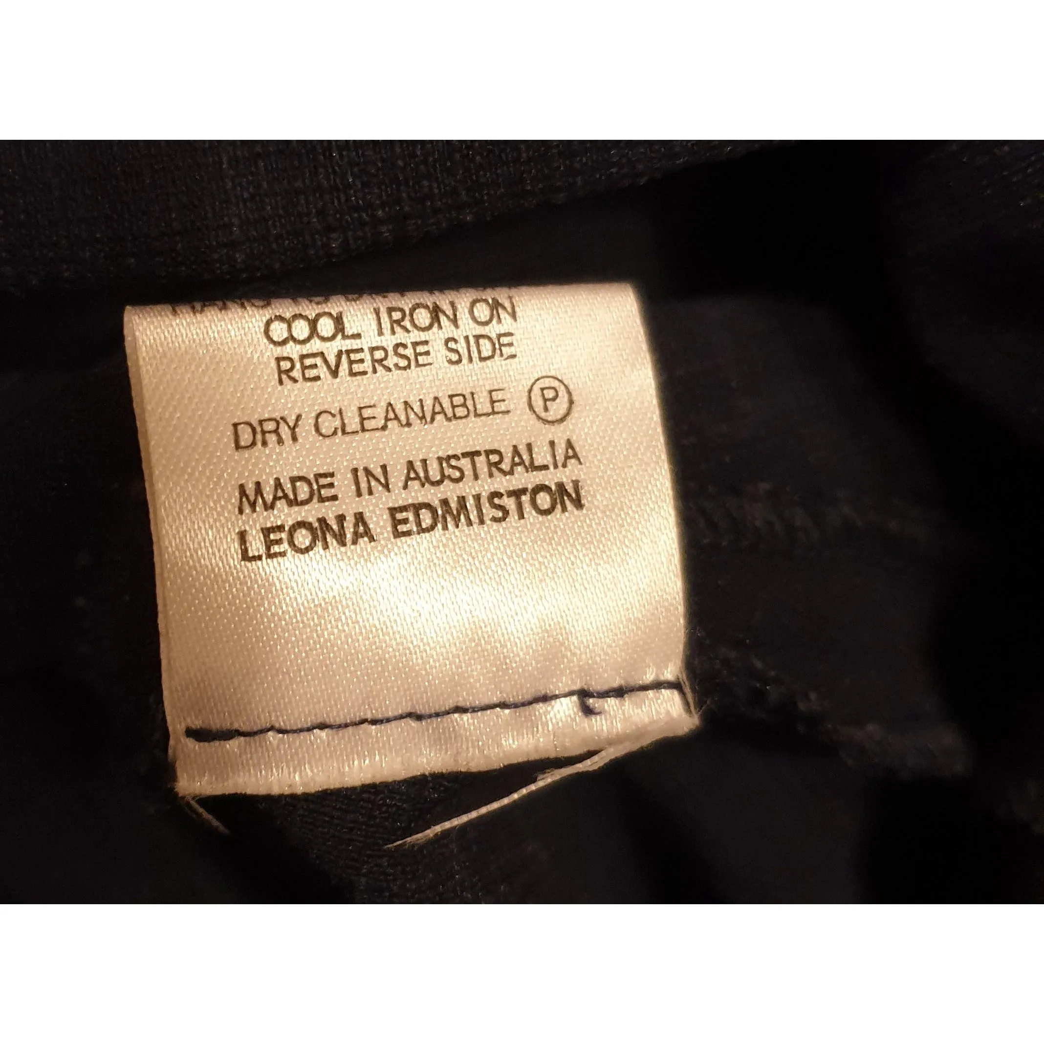 Leona Edminston navy pinafore style dress size 1
