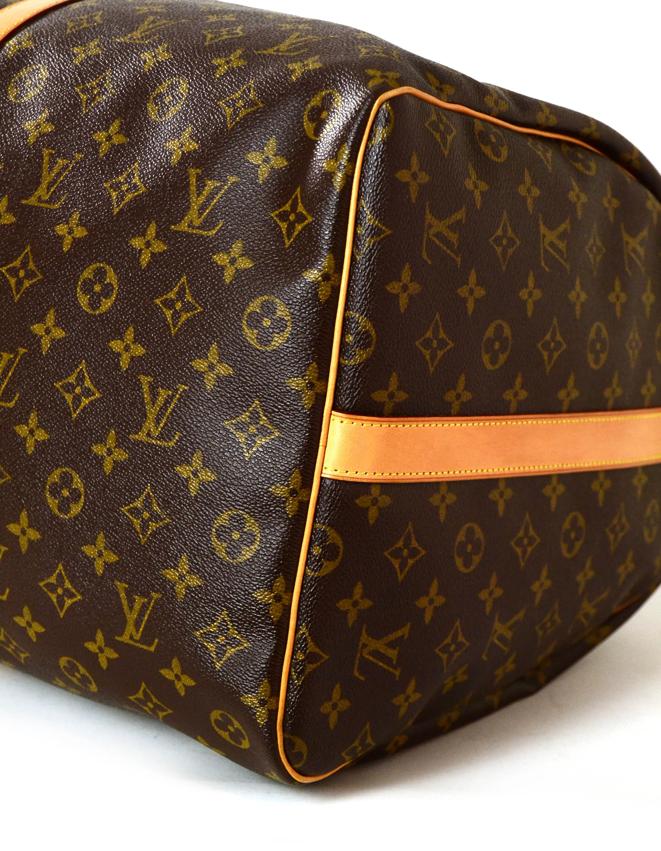 Louis Vuitton Monogram Keepall Bandouliere 60 Duffle Bag