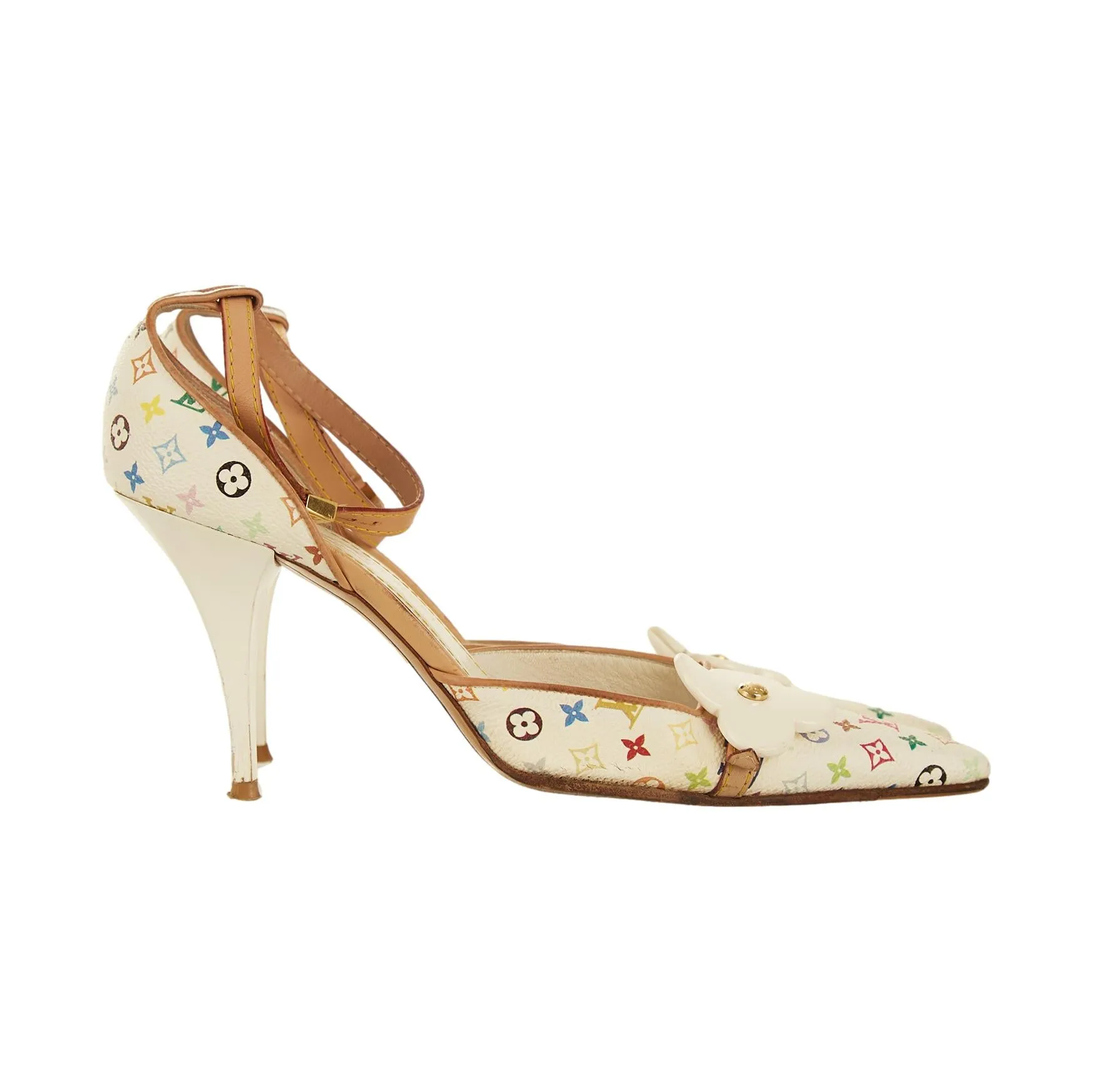 Louis Vuitton Multicolor Flower Heels