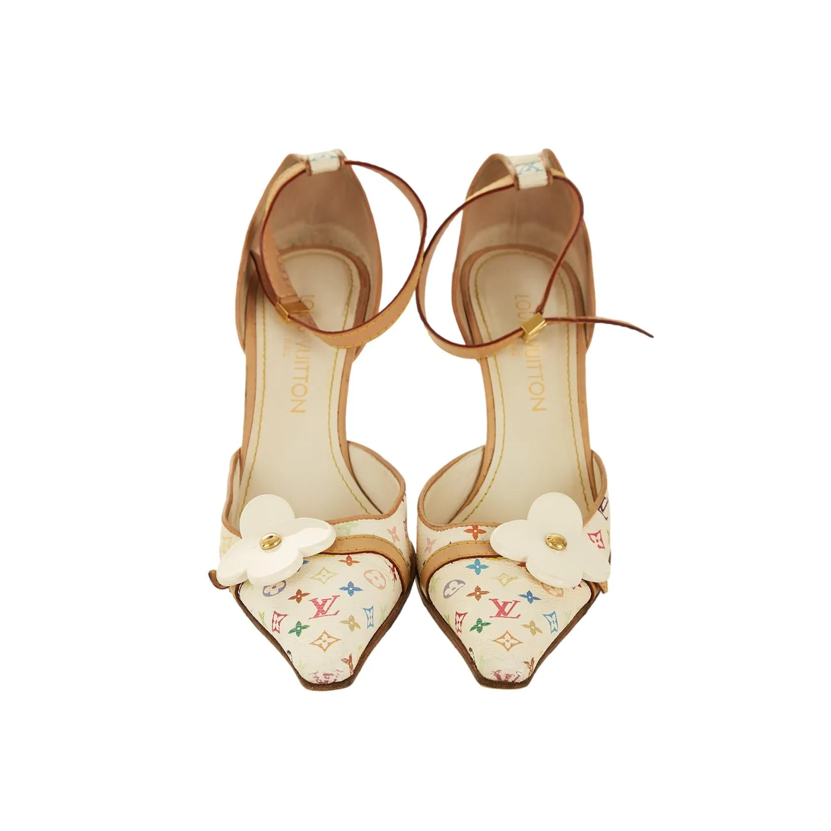 Louis Vuitton Multicolor Flower Heels