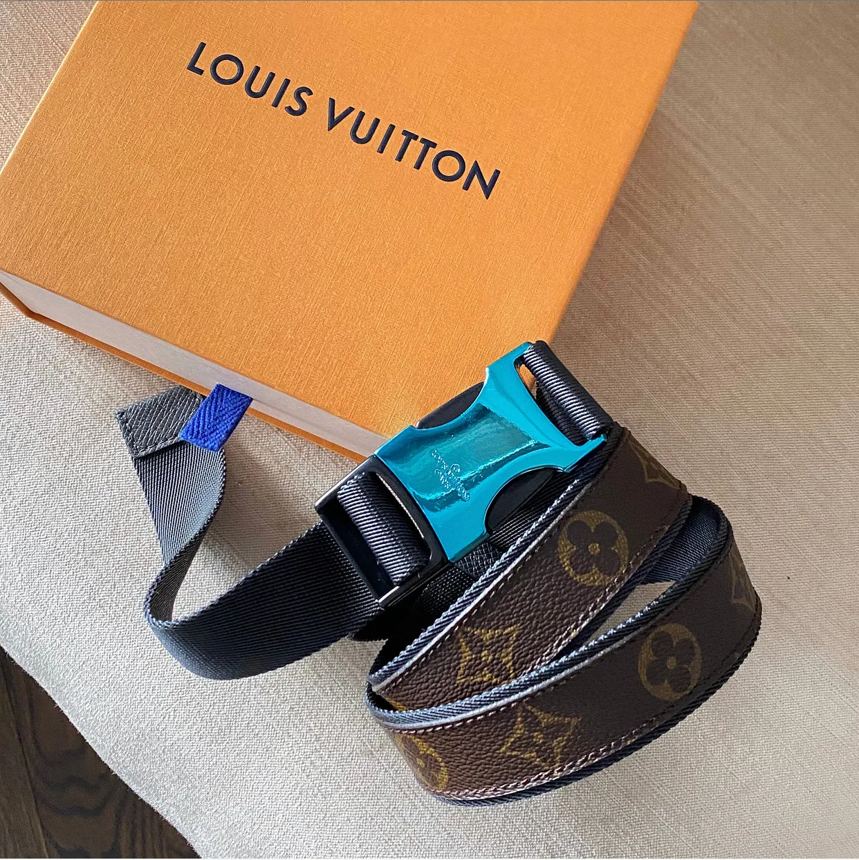 Louis Vuitton Spring 2018 Kim Jones On The Go Belt 35-38"