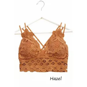 Lovely In Lace Bralette in Hazel