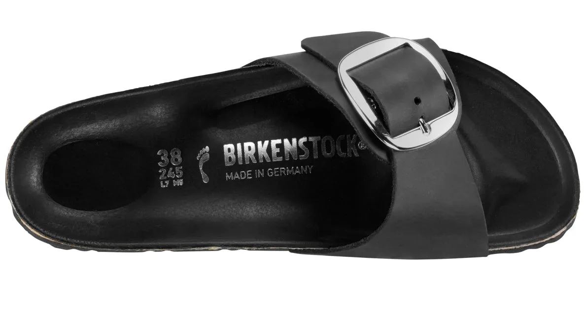 Madrid big buckle oiled leather-regular