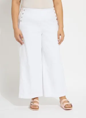 Mallory Sailor Hi Waist Wide Leg Denim (Plus Size, 28" Inseam)