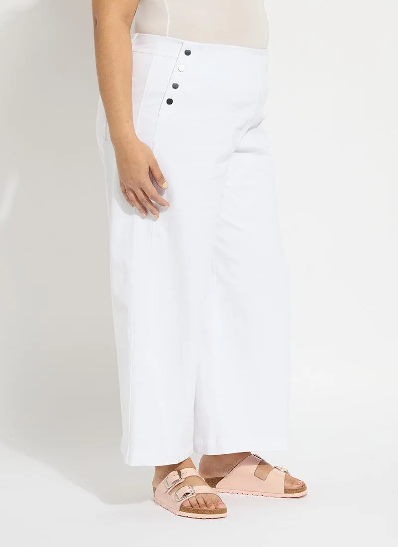 Mallory Sailor Hi Waist Wide Leg Denim (Plus Size, 28" Inseam)