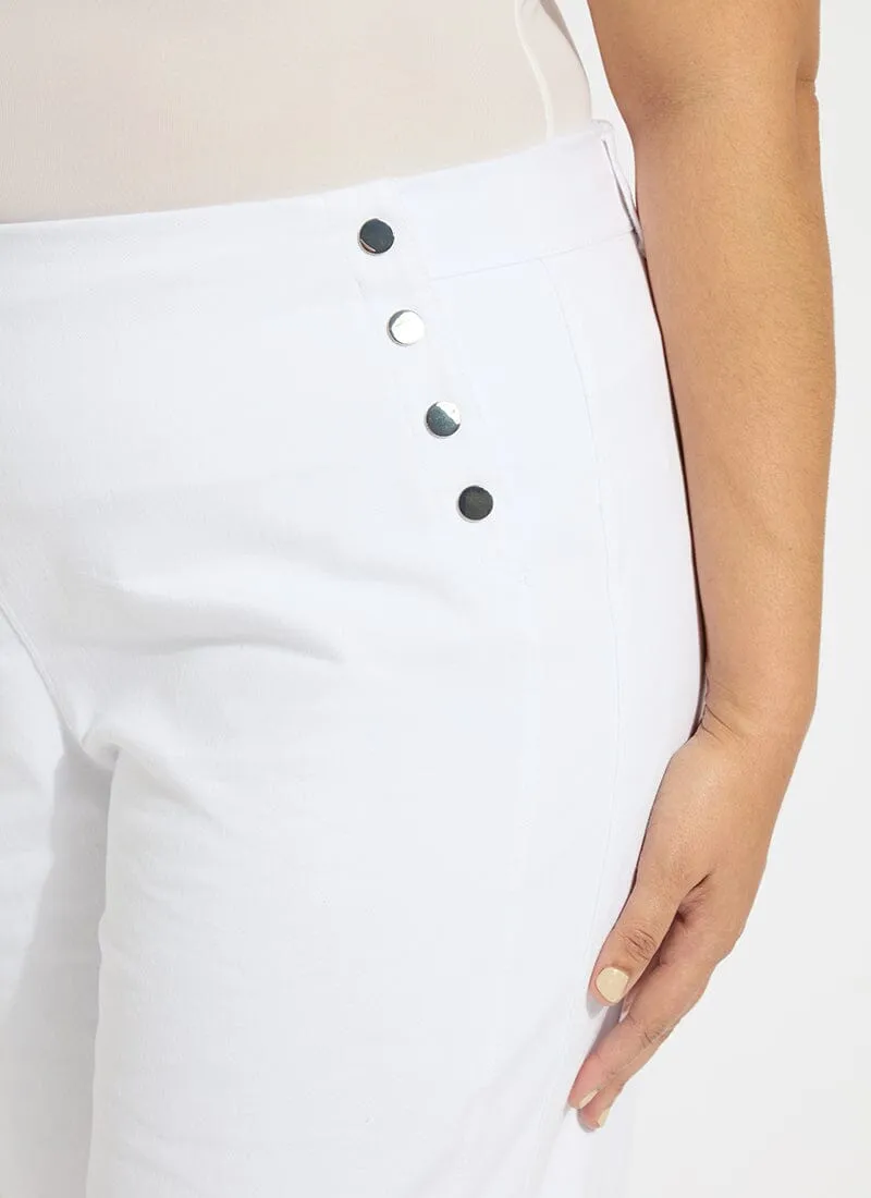 Mallory Sailor Hi Waist Wide Leg Denim (Plus Size, 28" Inseam)