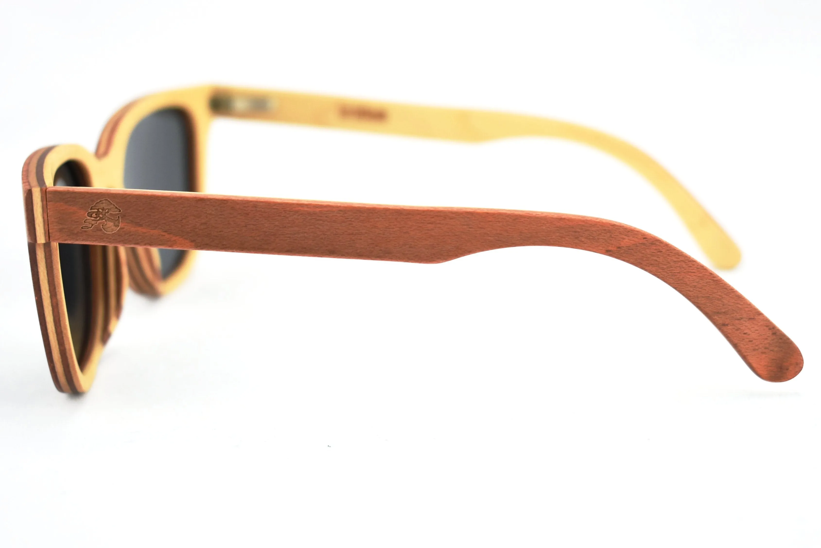 Maple Wood Skateboard Sunglassses - Skate