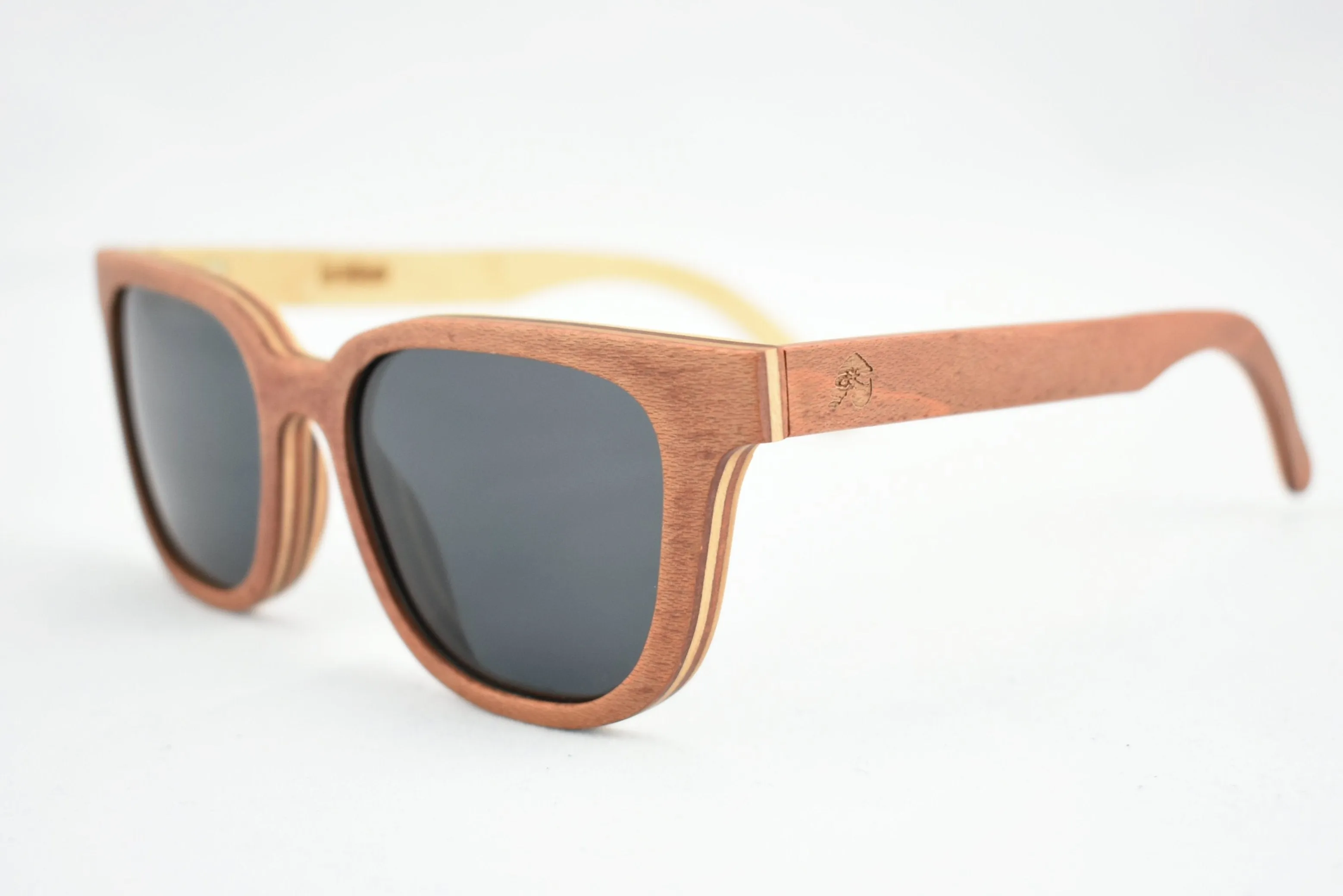 Maple Wood Skateboard Sunglassses - Skate