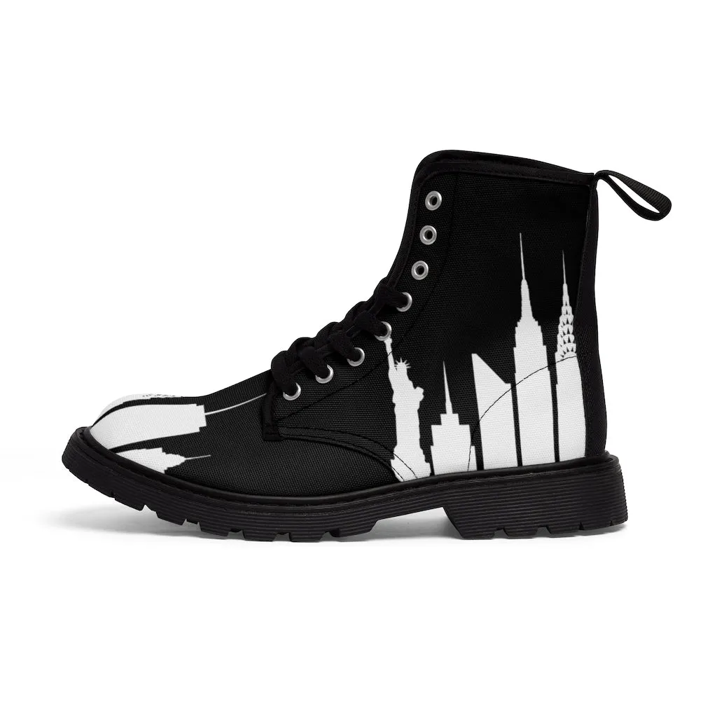 Men's Canvas Boots Skyline 'New York City'