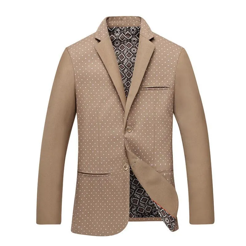 Men's Fashion Print Blazer 3 Colors Up To 3XL