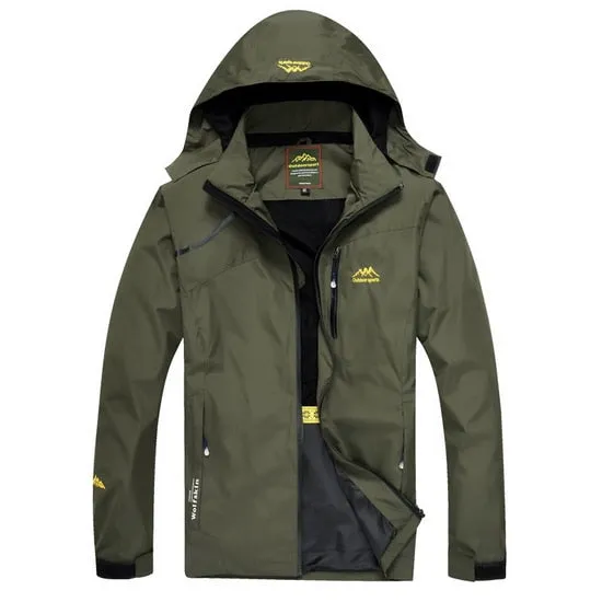 Men's Outdoor Hiking Jacket Windbreaker Fishing Waterproof Jackets
