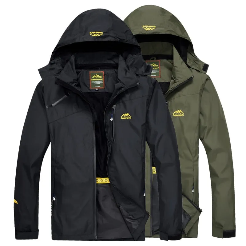 Men's Outdoor Hiking Jacket Windbreaker Fishing Waterproof Jackets