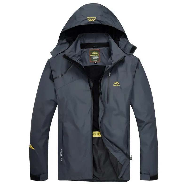 Men's Outdoor Hiking Jacket Windbreaker Fishing Waterproof Jackets
