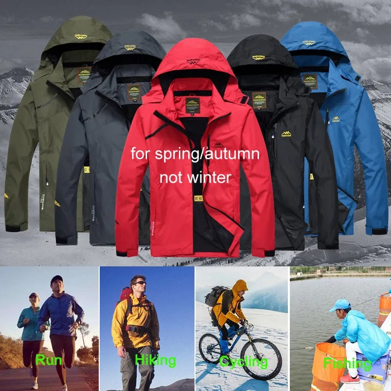 Men's Outdoor Hiking Jacket Windbreaker Fishing Waterproof Jackets