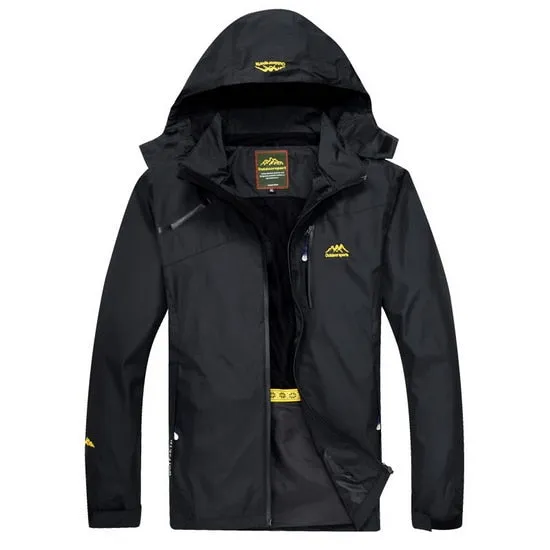 Men's Outdoor Hiking Jacket Windbreaker Fishing Waterproof Jackets