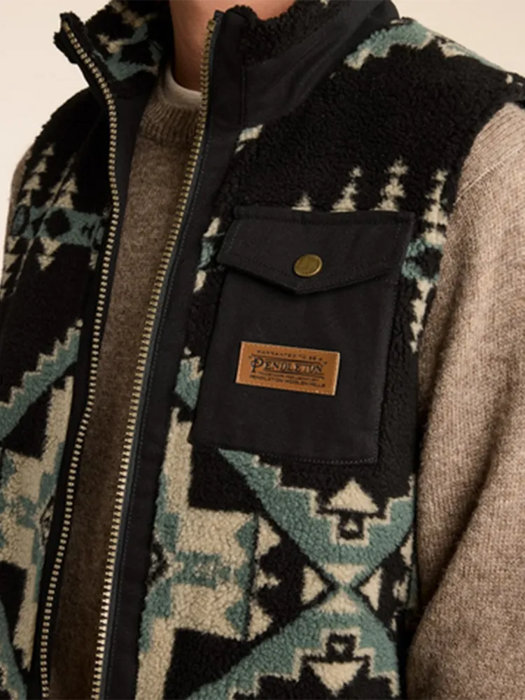 Men's Ridgeline Berber Fleece Vest by Pendleton