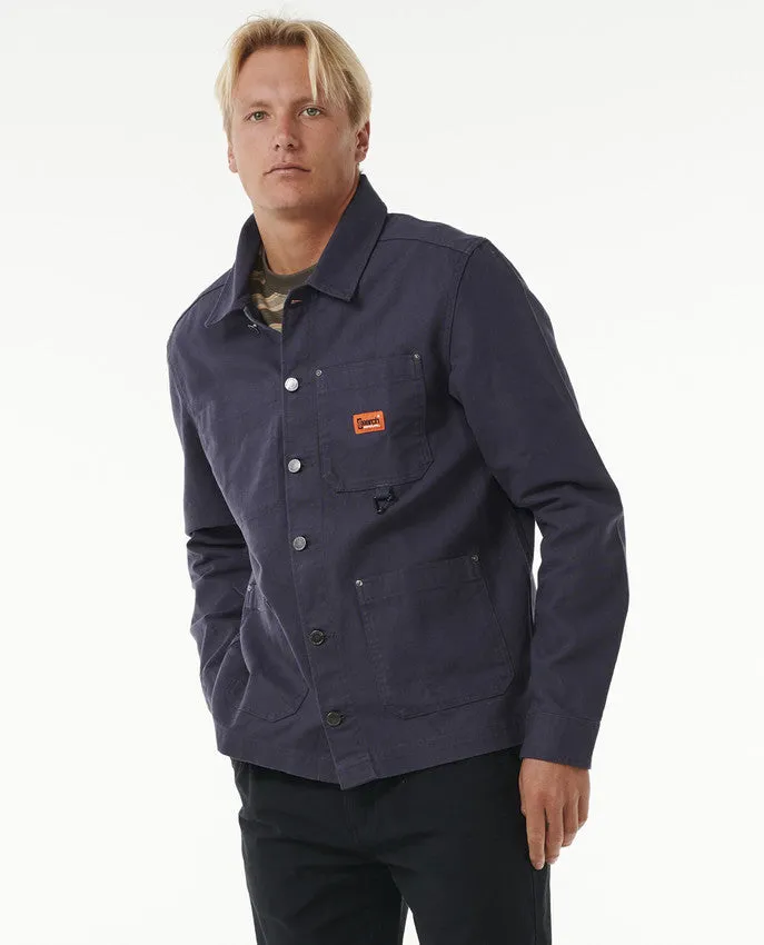 MEN'S SEARCH CHORE JACKET - PURPLE NIGHT