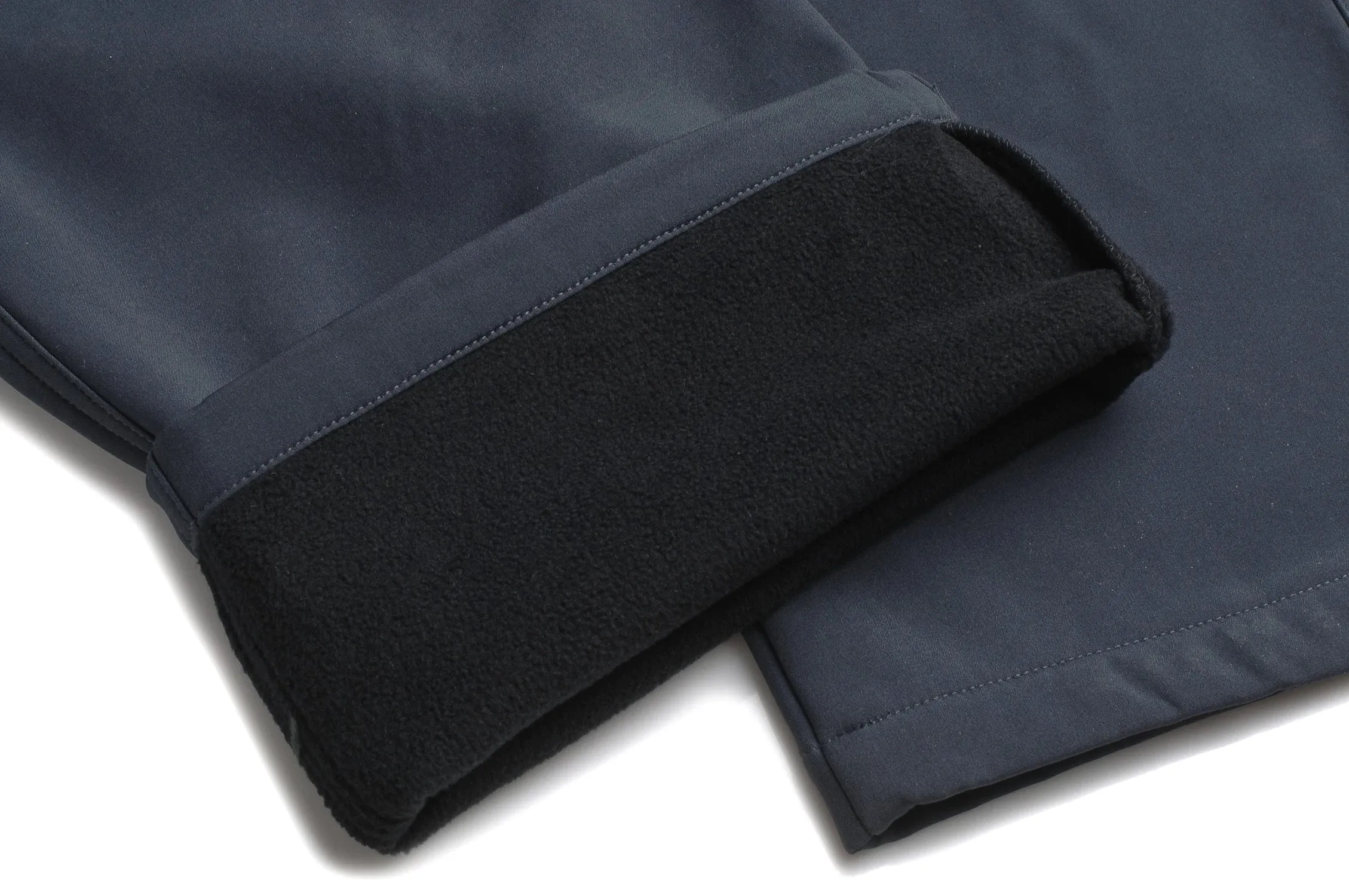 Men's Waterproof Hiking Pants: Outdoor Fleece-Lined Snow Ski Pants for Winter Adventures