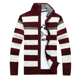 Men's Zip Up Standing Collar