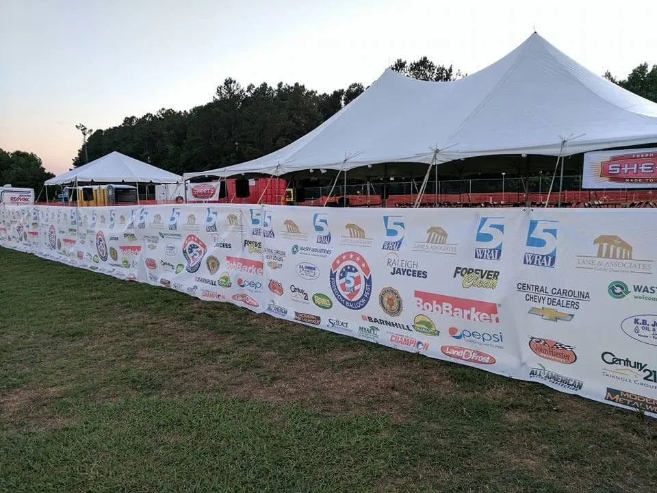 Mesh Banners, Construction Fence Banners, Barricades, and Scrims