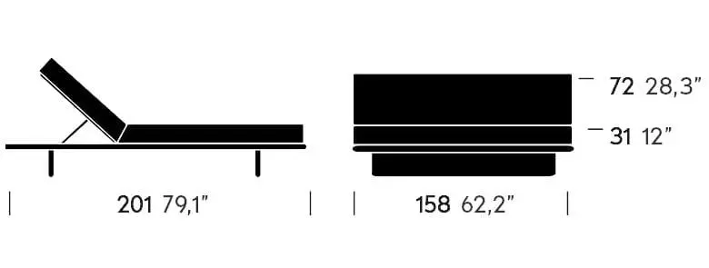 Mesh - Double Deckchair (KS1700900)
