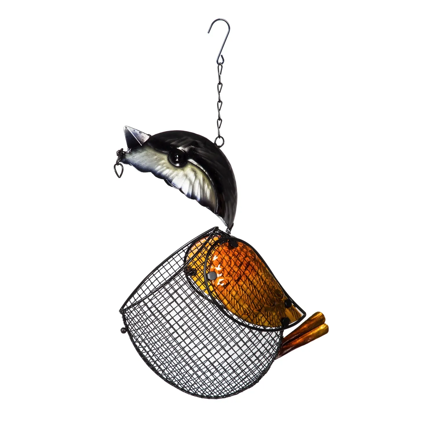 Mesh Hanging Bird Feeder, Chickadee,2bf964